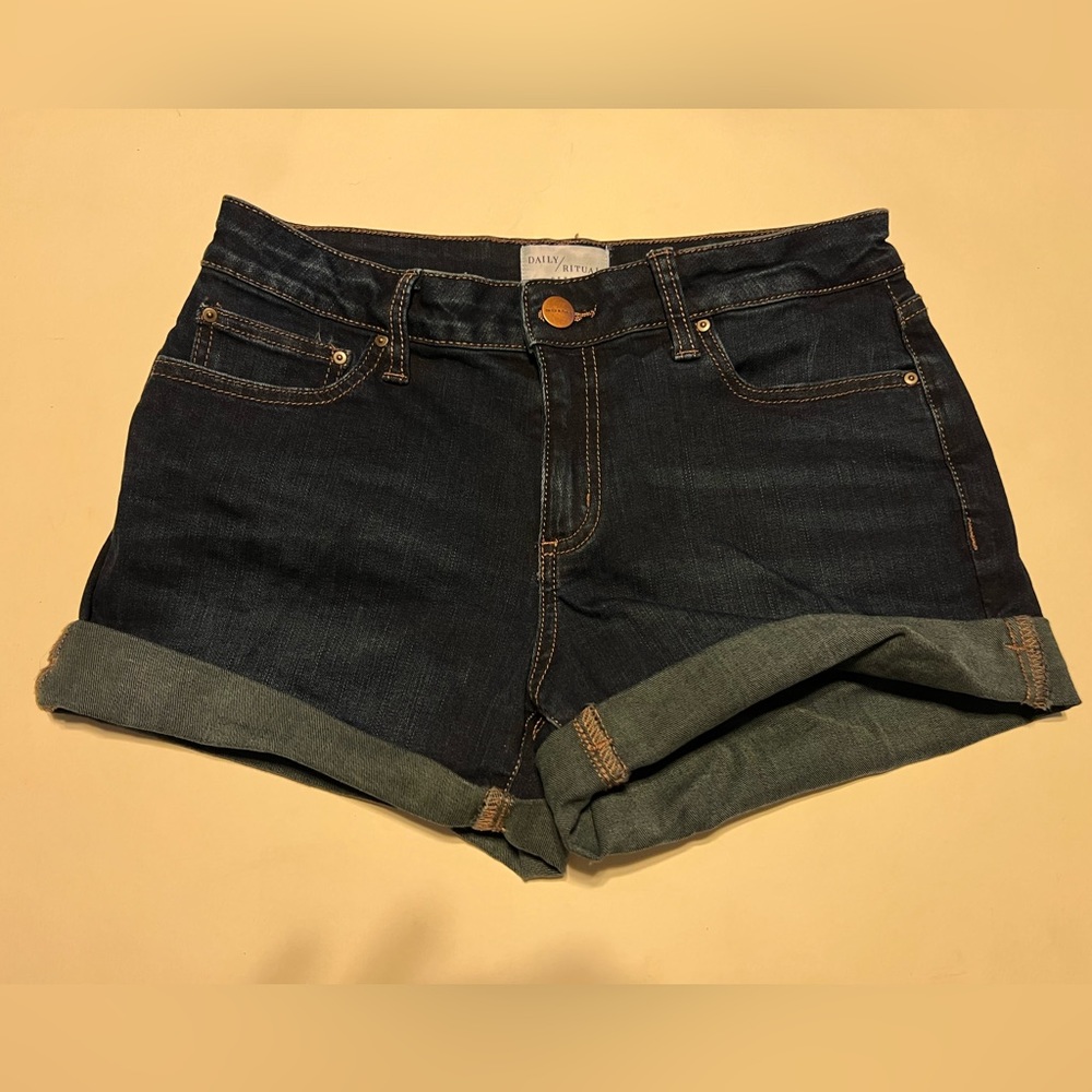 Daily Ritual Denim Jean Shorts‎ Sz 27